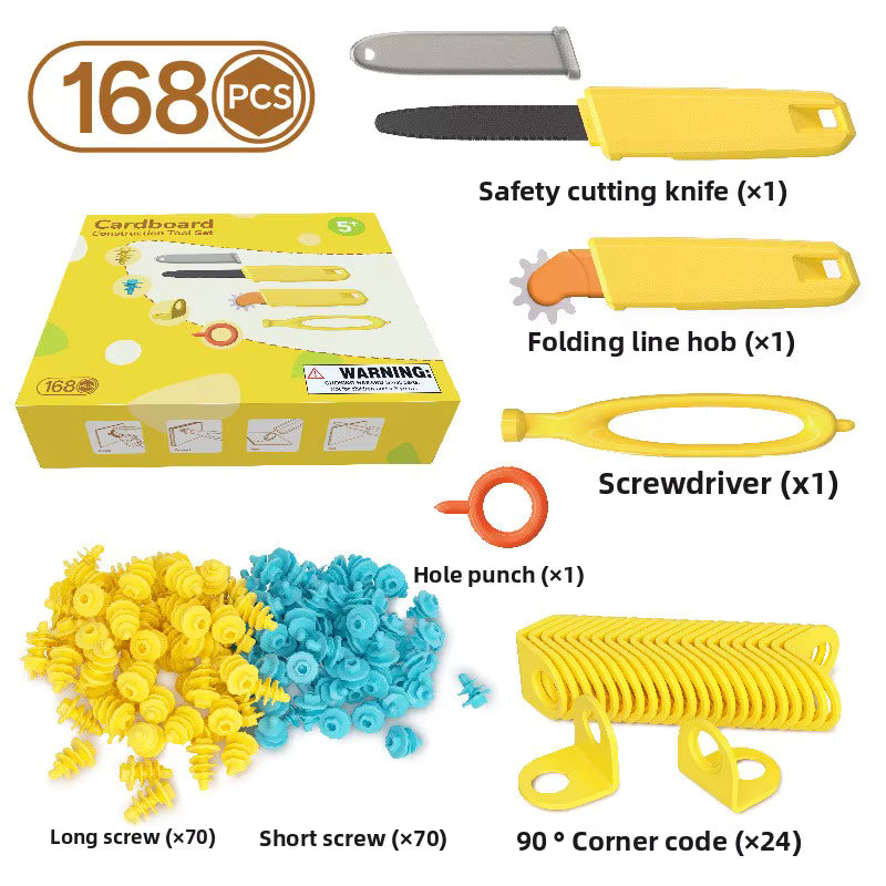 BuildCraft Kids™ DIY Cardboard Construction Kit 🛠️📦