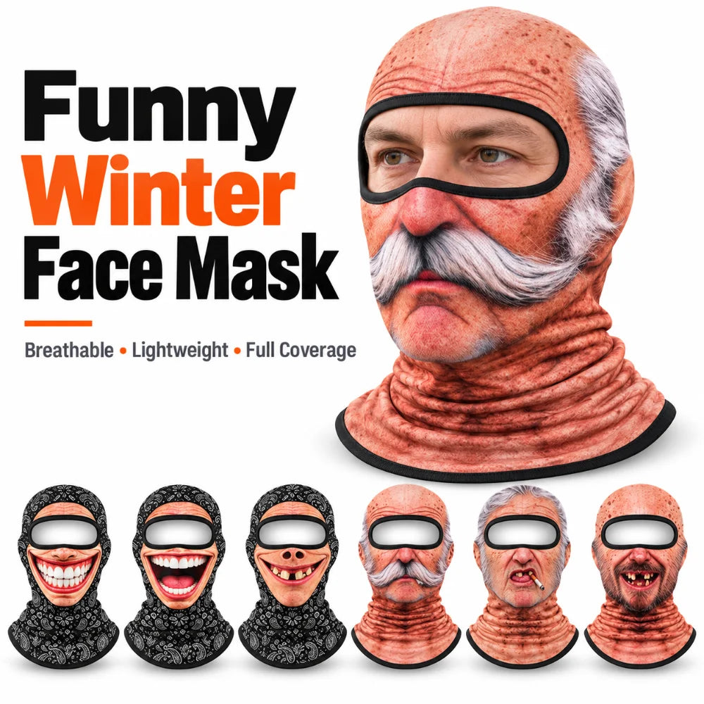 Funny Face Balaclava 🤣 👴🏻
