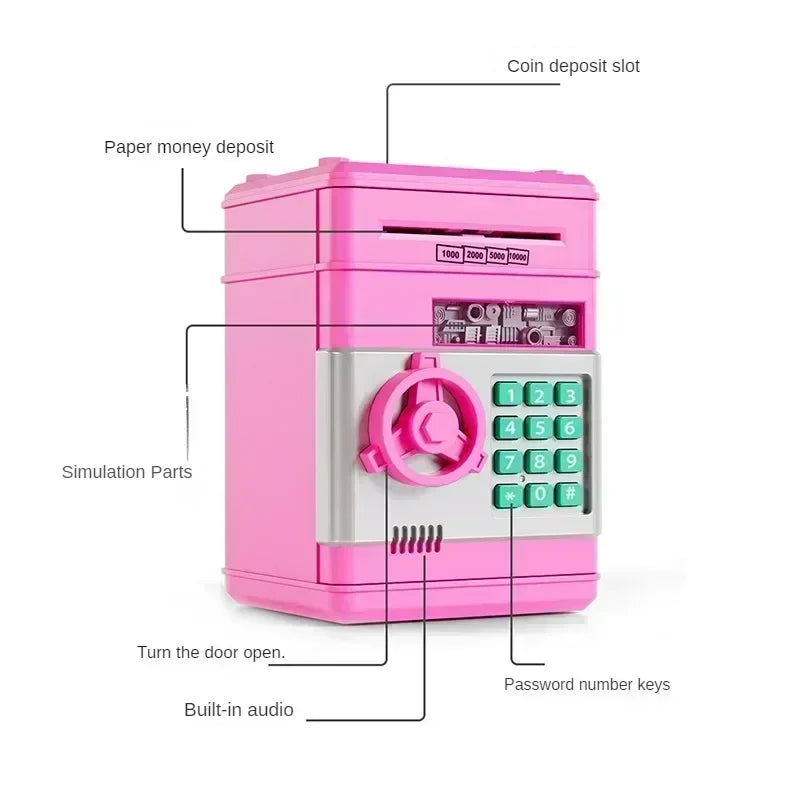 SafeSave™ Mini ATM Piggy Bank 🔐💰