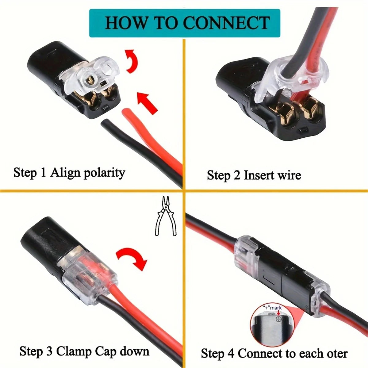 QuickConnect ⚡No-Strip Wire Connectors