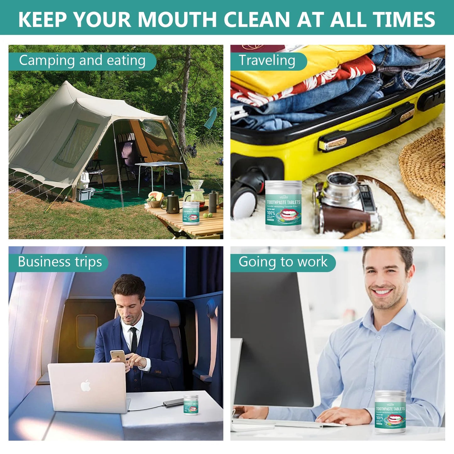 Galaxy Fresh Toothpaste Tablets 🦷✨