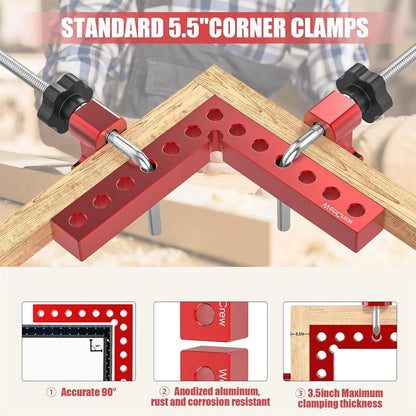 CornerPro 90° Positioning Square Clamps 📐