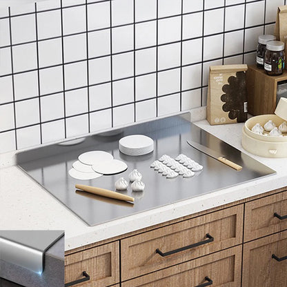 L-Shape Stainless Steel Double-Sided Chopping Board 🔪✨