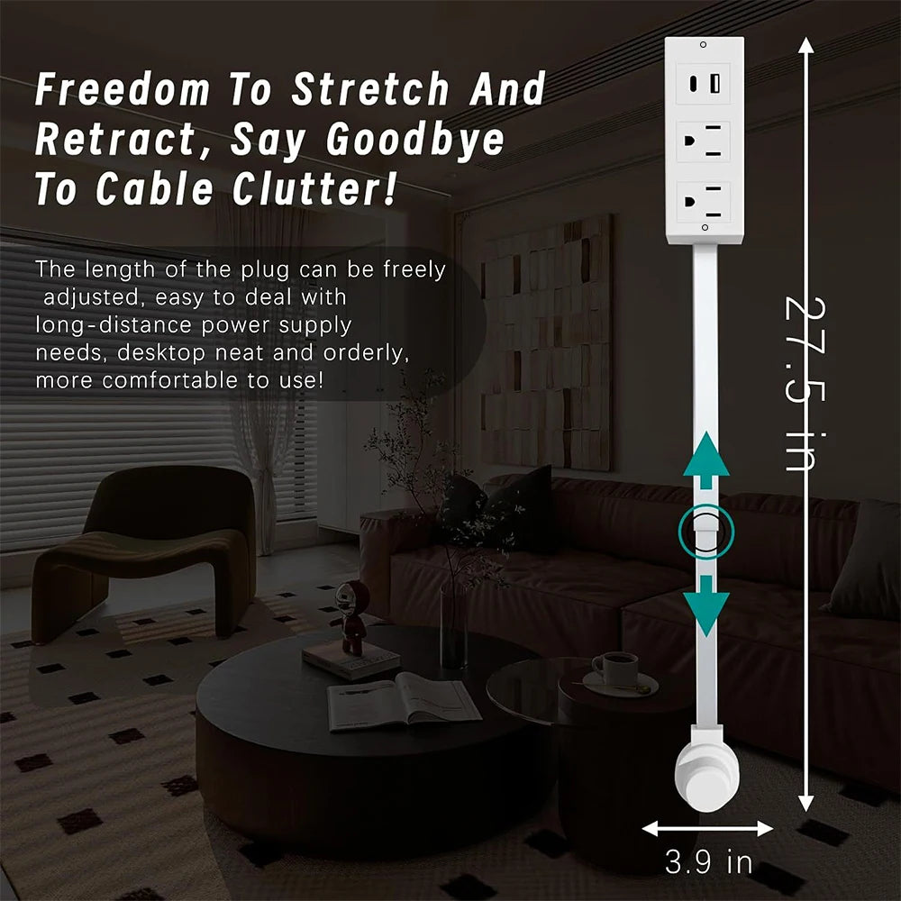 Adjustable Power Outlets Adjustable Electrical Outlet Extender 🔌 – Galactic Goods