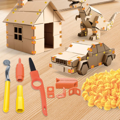BuildCraft Kids™ DIY Cardboard Construction Kit 🛠️📦