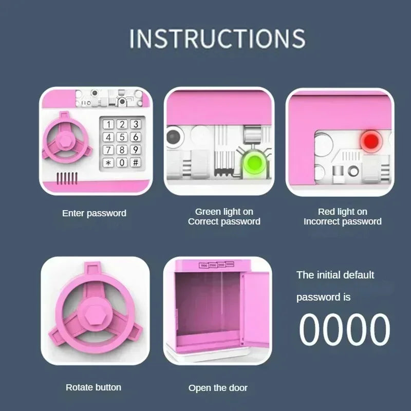 SafeSave™ Mini ATM Piggy Bank 🔐💰