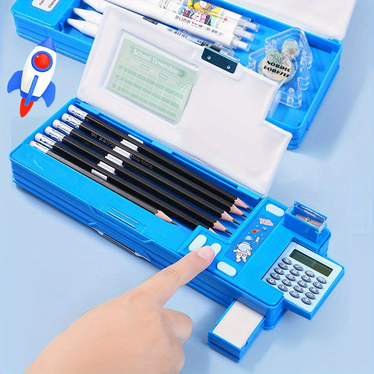 PopMaster™ ✏️ Kids Multifunctional Pencil Case