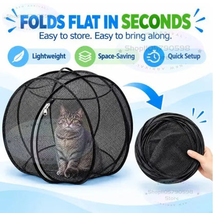 Pop-Up 360° Cat Playpen 🐱