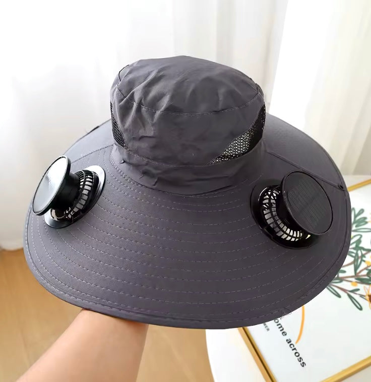 SolarBreeze Fan Hat ☀️🧢🌬️
