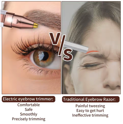 GlowTrim 2-in-1 Facial & Eyebrow Trimmer ✨