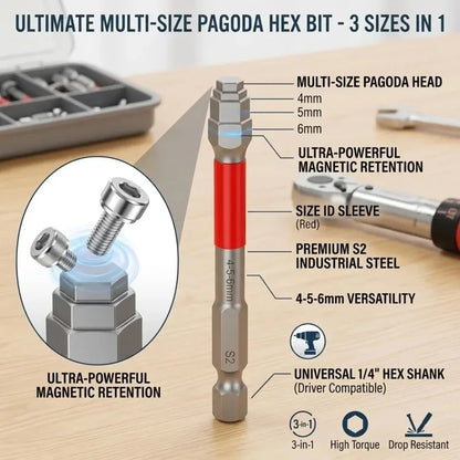 MagHex Multi-Step Magnetic Allen Bit Set 🧲