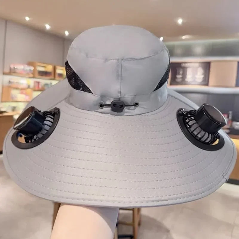SolarBreeze Fan Hat ☀️🧢🌬️