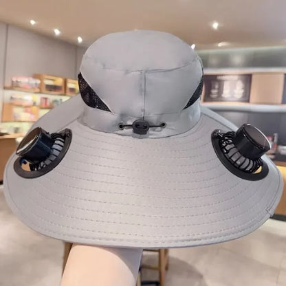 SolarBreeze Fan Hat ☀️🧢🌬️