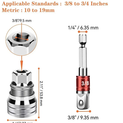 Universal Grip Socket Adapter Set 🔧