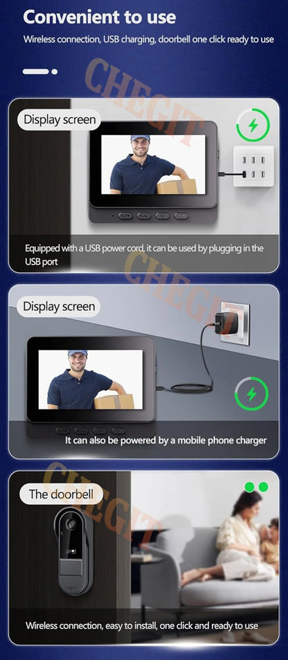 Wireless Video Doorbell 🔔📹