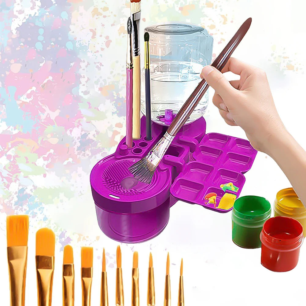 BrushBuddy™ 🎨 Paint Brush Toilet
