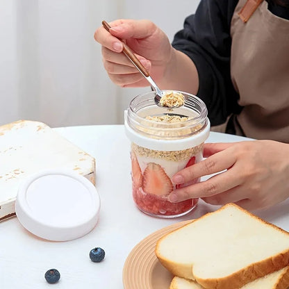 Overnight Oats Glass Jars 🫙