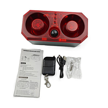 SolarGuard Pro™ 130dB Motion Alarm 🚨
