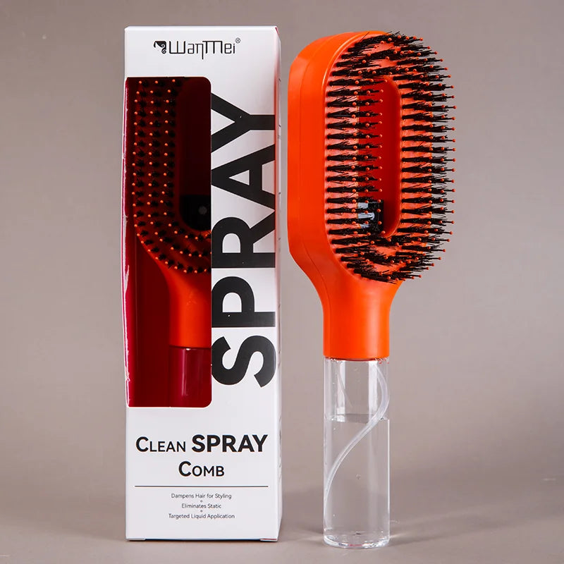 Detangle Splray Galaxy Mist Detangle Brush™ – 2-in-1 Spray & Smooth Tool 💫 🪮 – Galactic ...