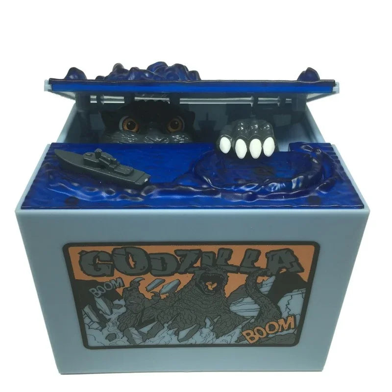 Galactic Godzilla Coin-Eating Piggy Bank 🦖
