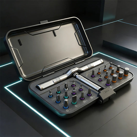 24-in-1 Magnetic Ratchet Screwdriver Set 🔧