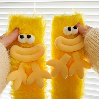 Fuzzy Monster Socks 🧦 👹